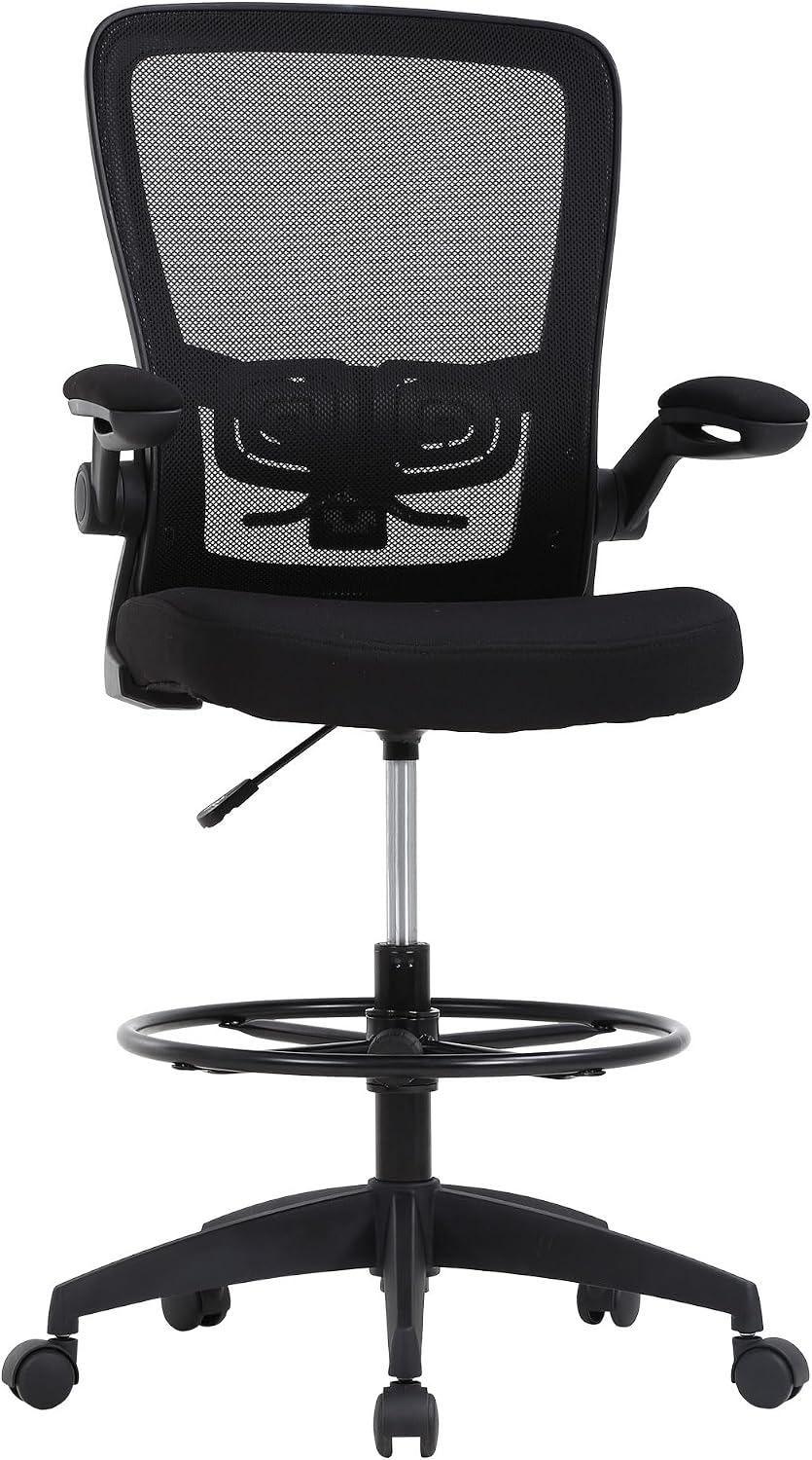 Task Chair Mid Back - BestOffice Drafting Chair Tall Office Chair