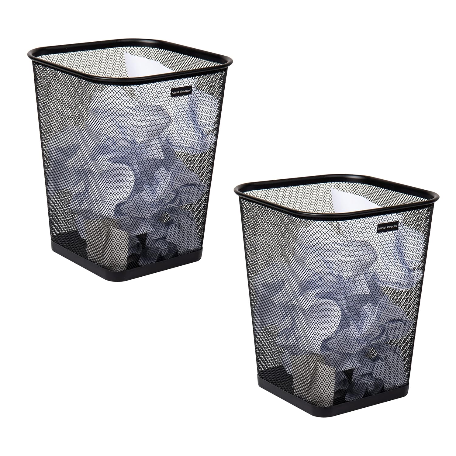 Paper Basket Mesh - Mind Reader Mesh Trash Can, Waste