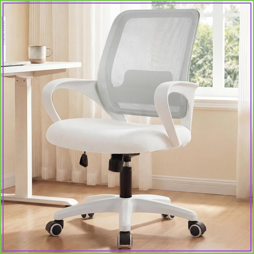 Task Chair Mid Back - Ergonomic Office Desk Chair with Lumbar