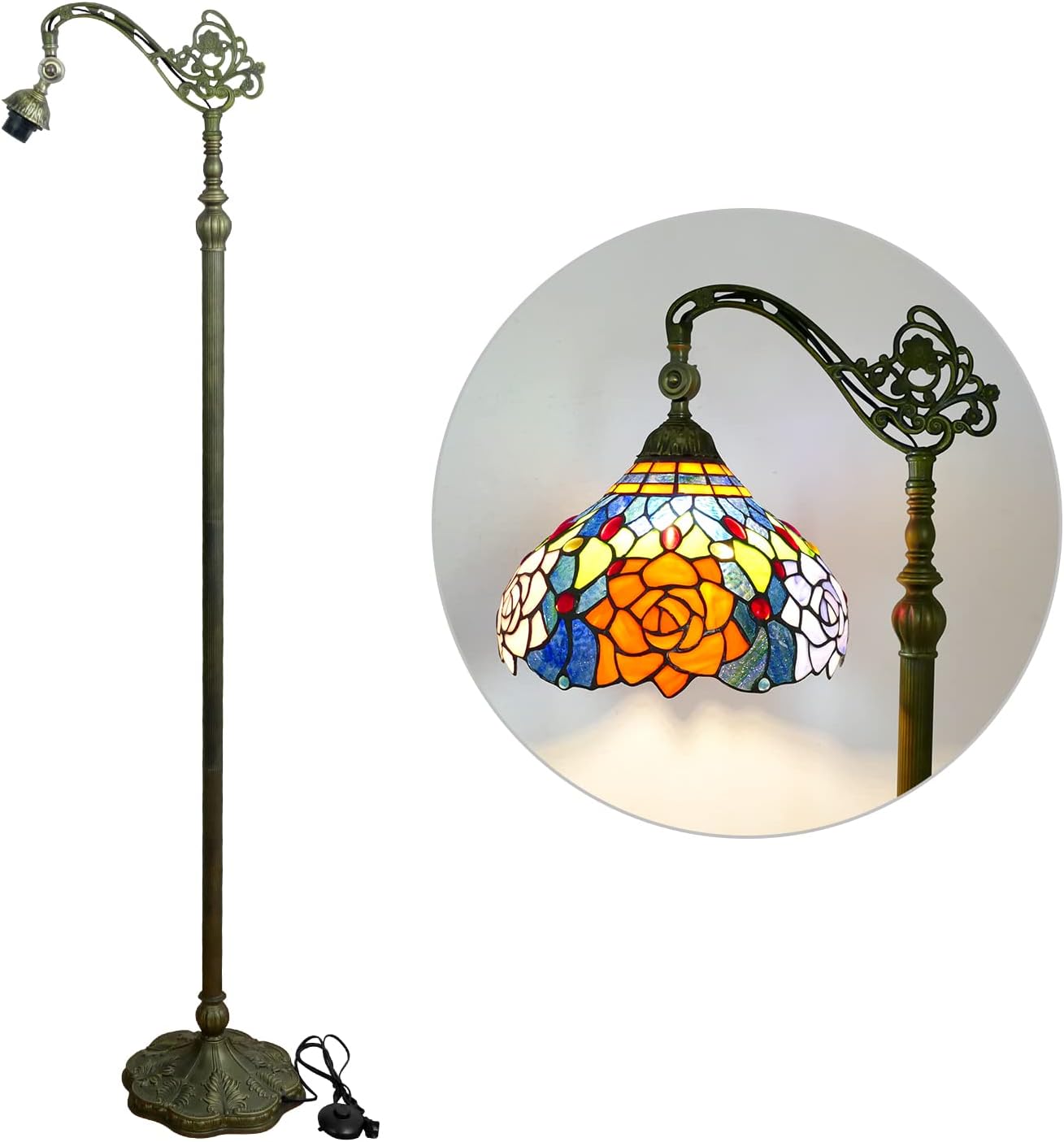 Floor Lamp Arched - @#Modern Style Arched Gooseneck Floor Lamp