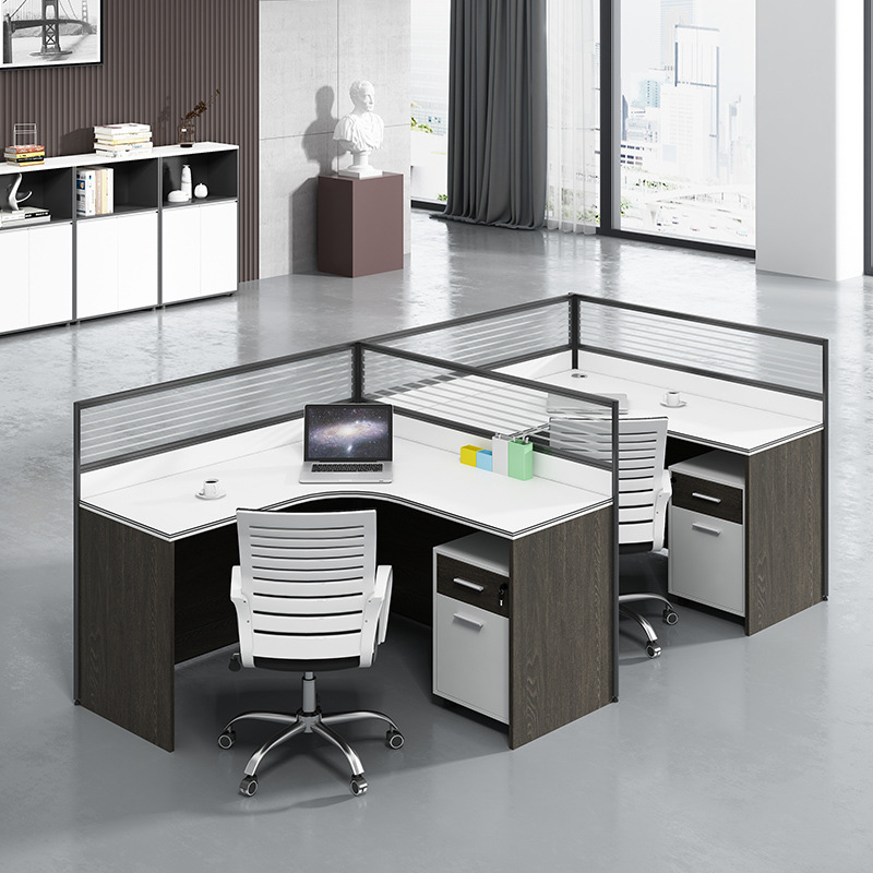 Office Furniture Now - Screen workstation staff desk 2 to