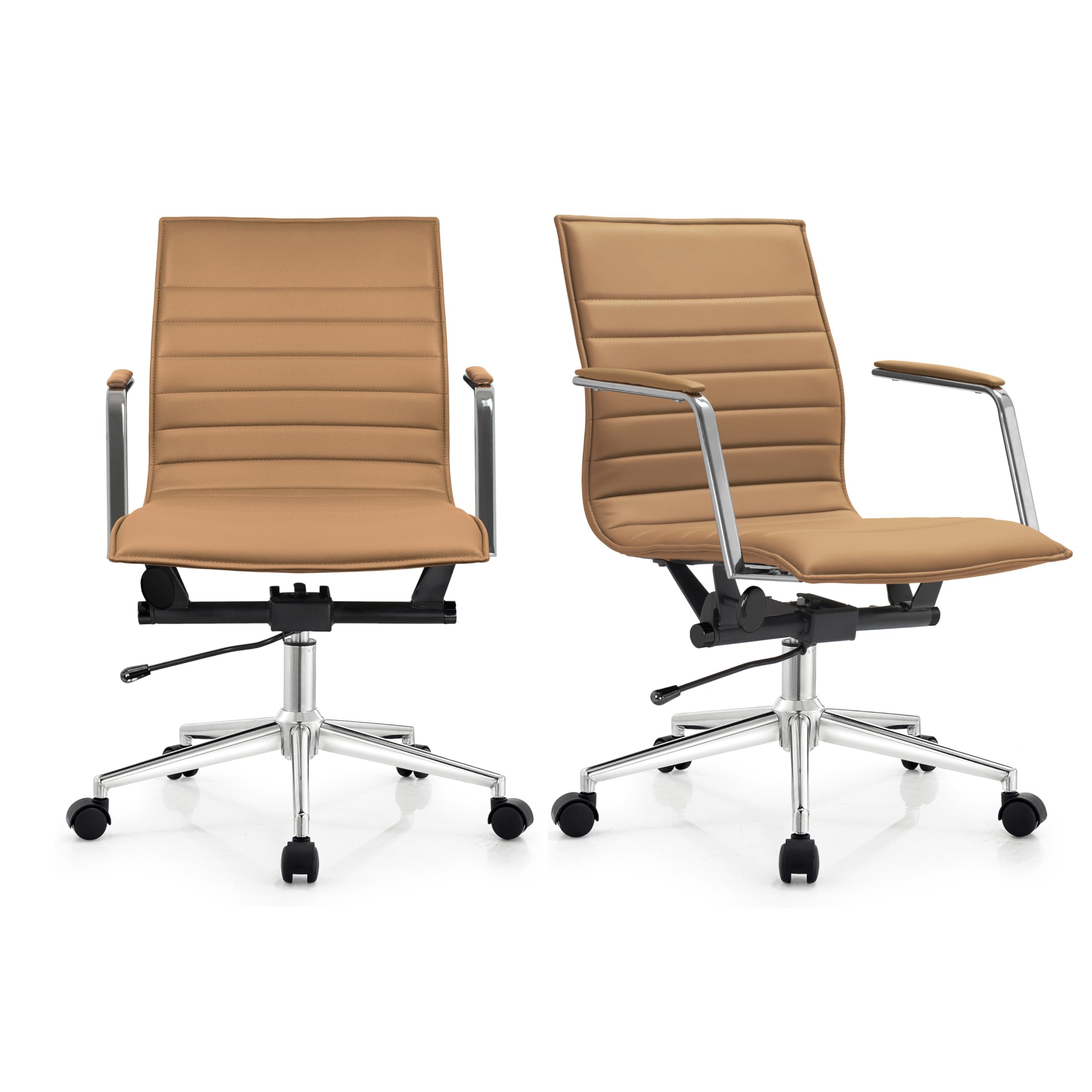 Task Chair Mid Back - Set of 2 Modern Office Desk