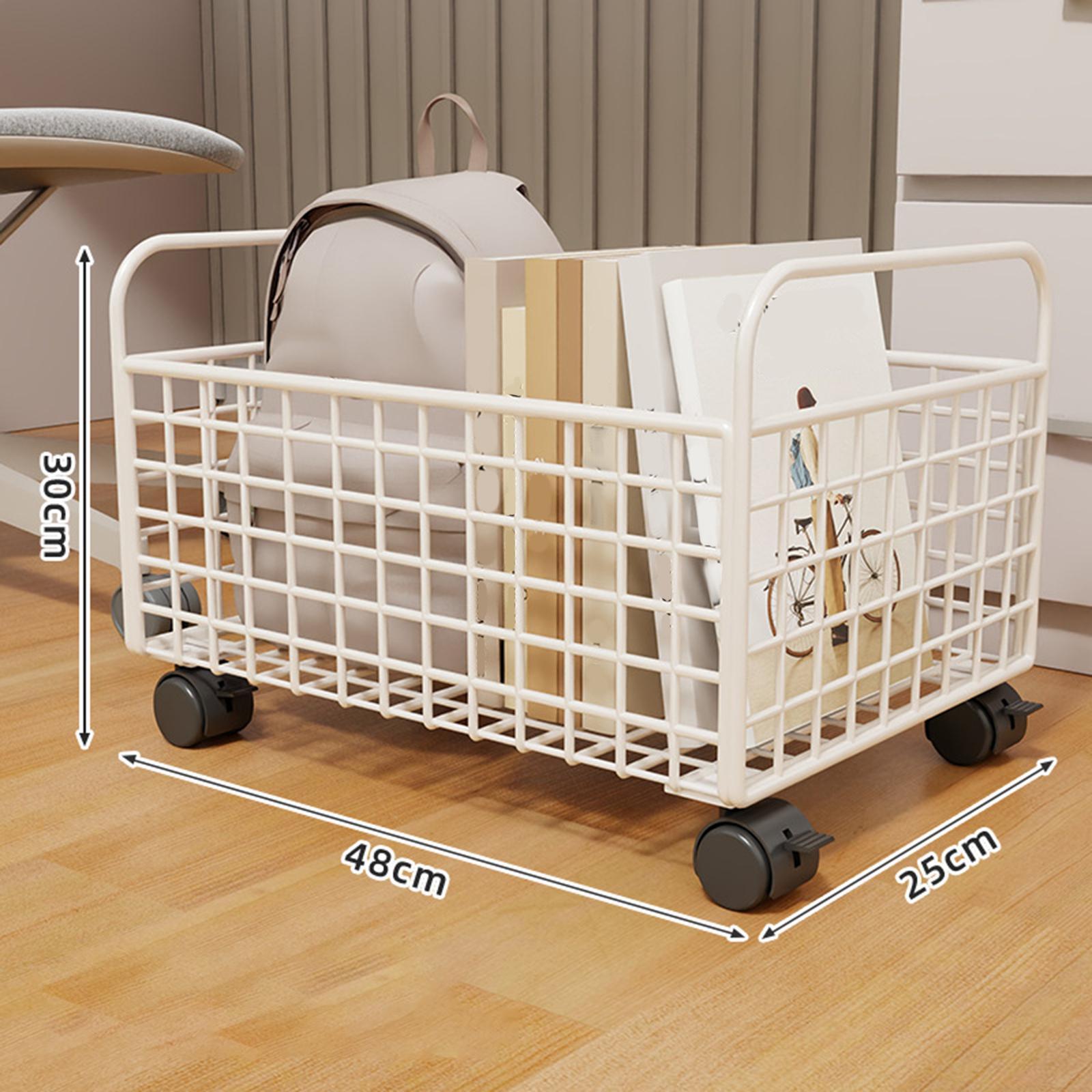 Book Cart Rolling - Rolling Utility Cart Metal Mesh Storage