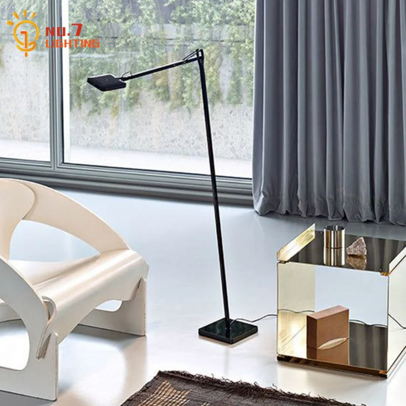 Designer Industrial Swing Arm  - Floor Lamp Arched 评论和价格