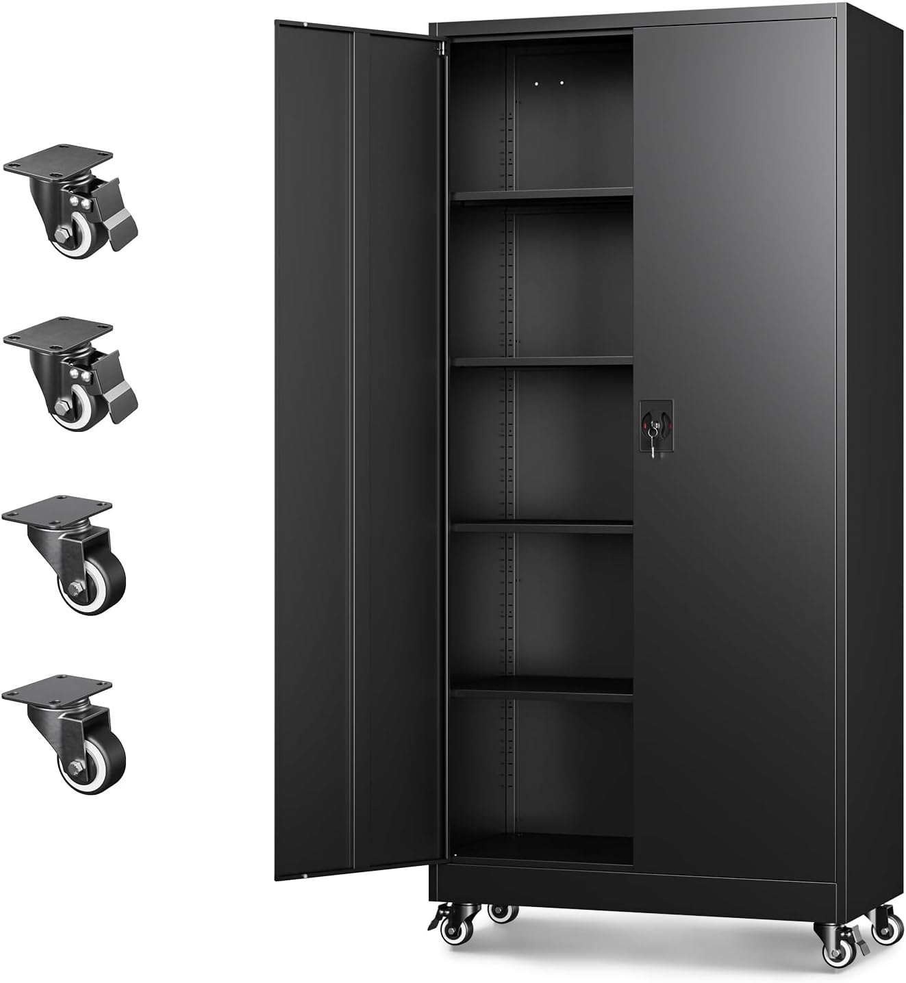Rolling Metal Garage Storage C - Office Storage Cabinet 评论和价格