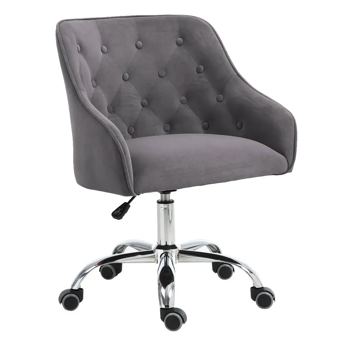 87CM Velvet Office Chair Desk  - Task Chair Mid Back 评论和价格