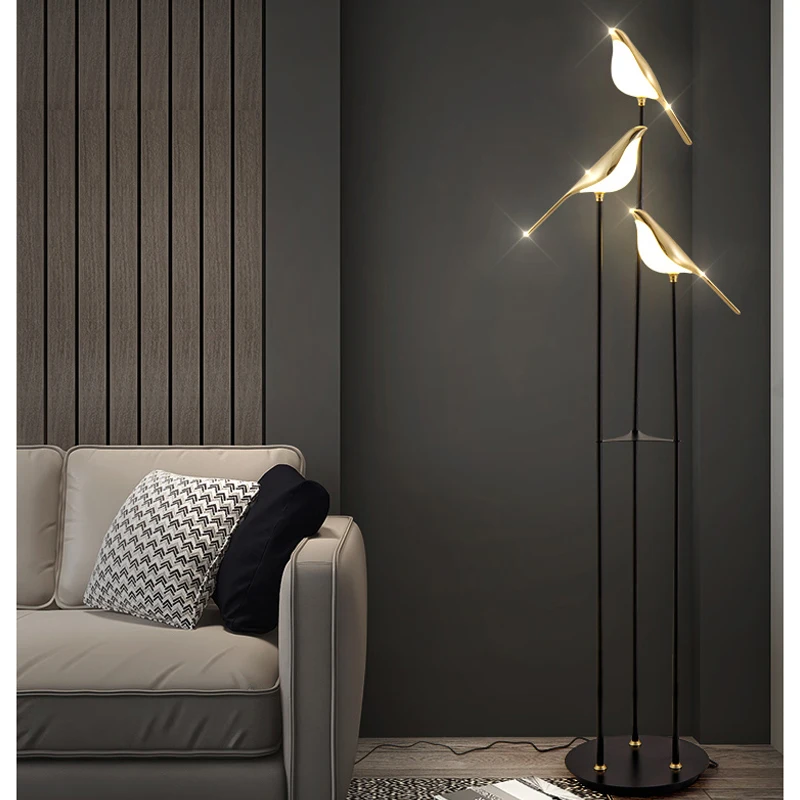 Magpie Bird Table Light Standi - Floor Lamp Arched 评论和价格