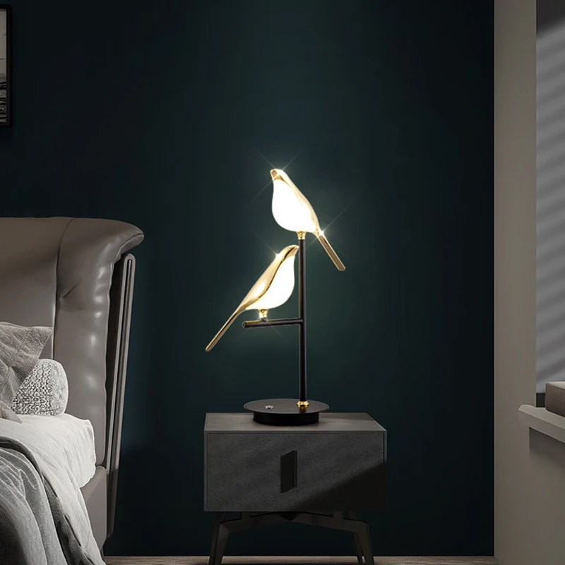 Magpie Bird Table Light Standi - Floor Lamp Arched 评论和价格