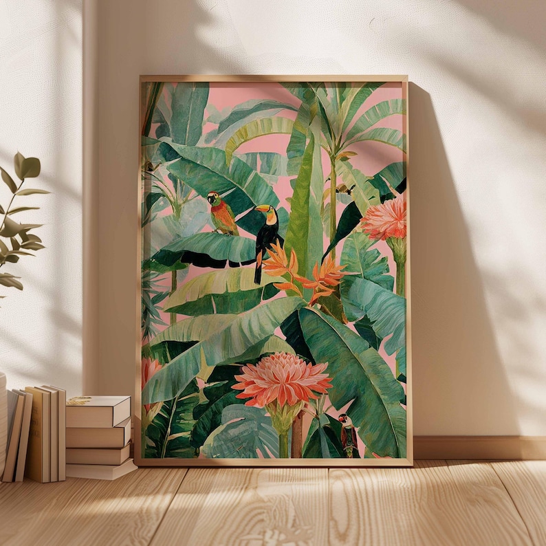 1pc Retro Tropical Canvas Post - Office Furniture At Home 评论和价格