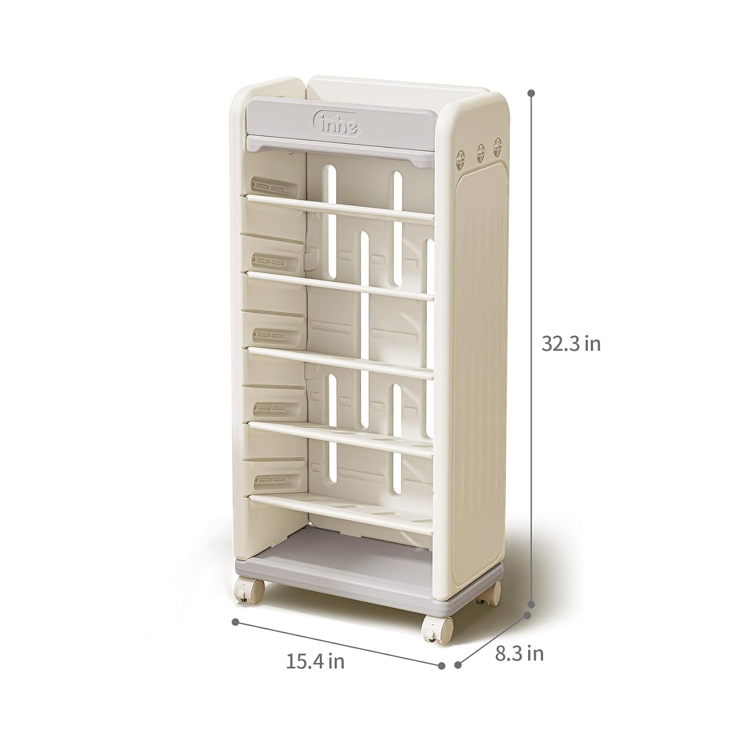 ® 7 Tier Book Cart | Mobile Bo - Book Cart Rolling 评论和价格