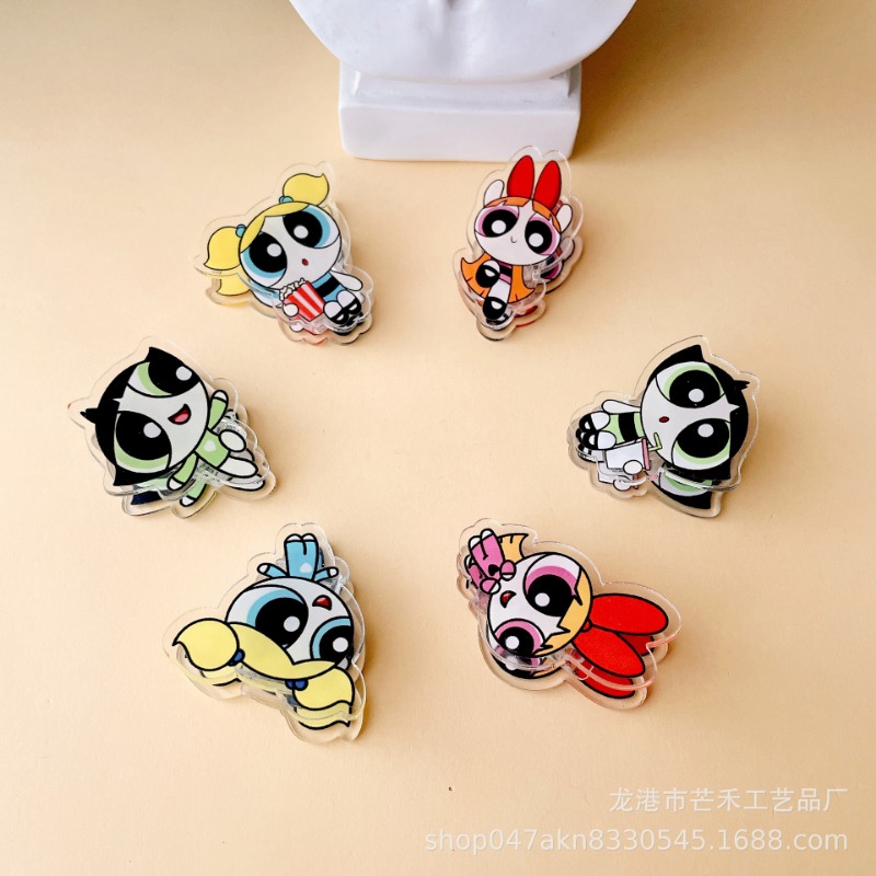 6PCS Kawaii The Powerpuffs Gir - Office Supply Cart 评论和价格