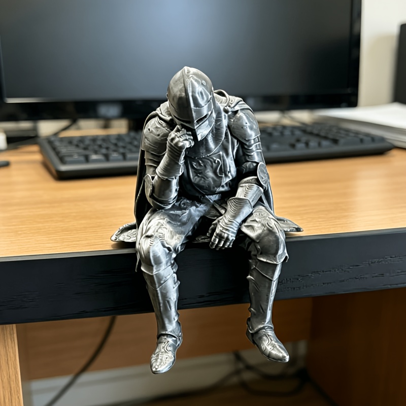 Medieval Knight Figurine Vinta - Office Furniture At Home 评论和价格
