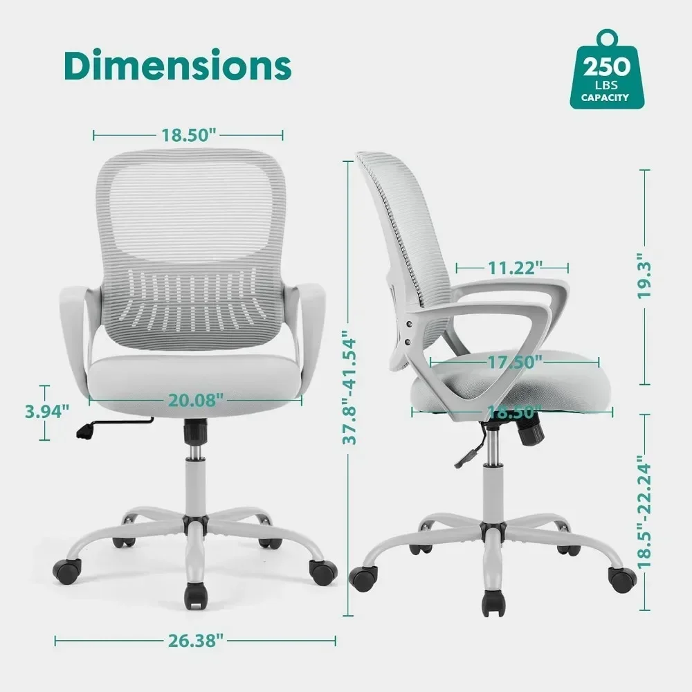 OLIXIS Home Office Chair, Mesh - Task Chair Mid Back 评论和价格