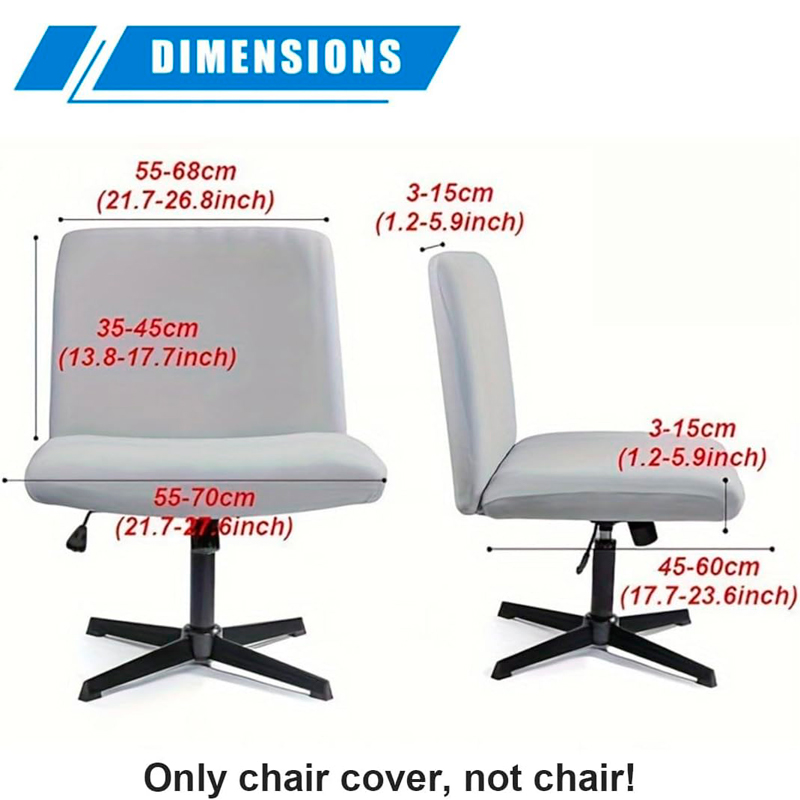Armless Criss Cross Office Des - Task Chair Mid Back 评论和价格