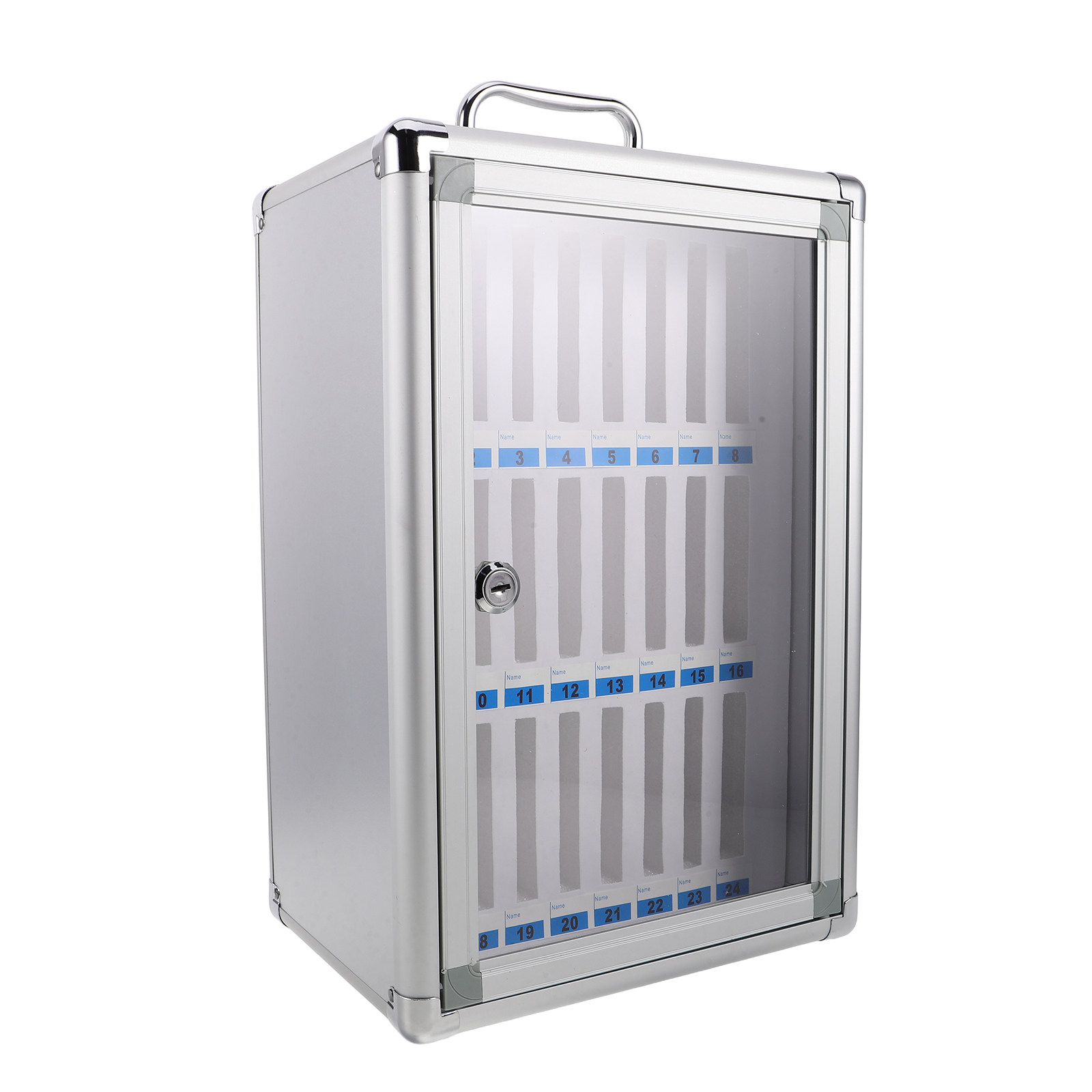24-Slots Cell Phone Locker Alu - Office Storage Cabinet 评论和价格