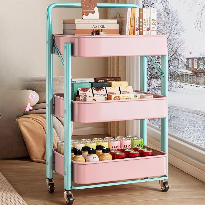 Foldable Multi Tier Rolling Tr - Book Cart Rolling 评论和价格