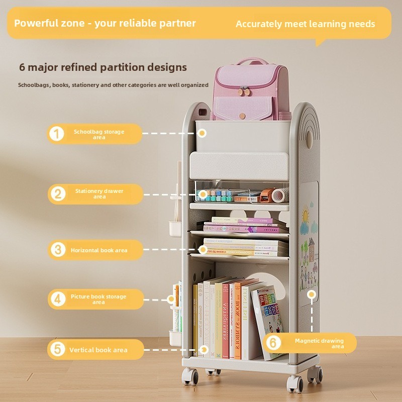 Multi-Tier Rolling School Bag  - Book Cart Rolling 评论和价格