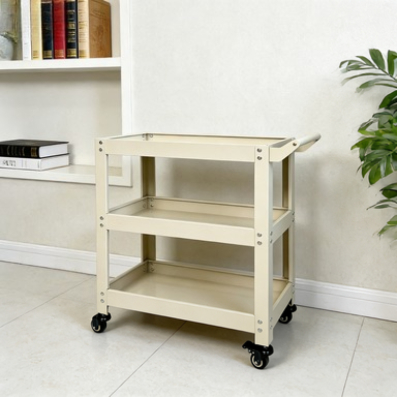 3 Tier Metal Storage Cart Mult - Book Cart Rolling 评论和价格
