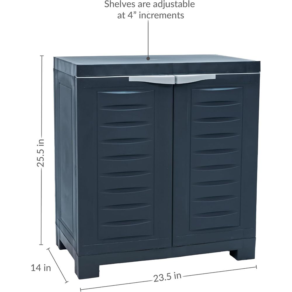 25.5 H Resin Garage Storage Ca - Office Storage Cabinet 评论和价格