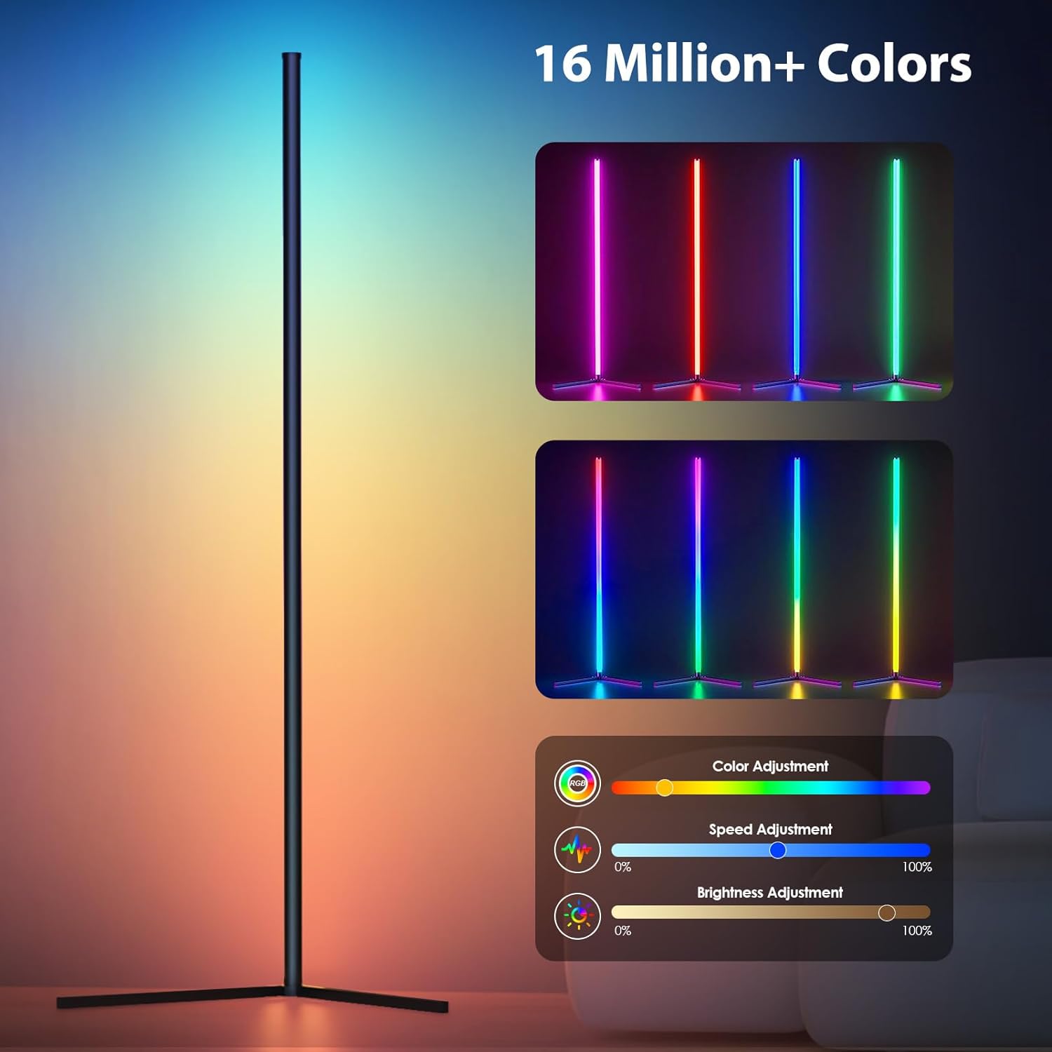 RGB Dream Color Floor Lamp wit - Floor Lamp Arched 评论和价格