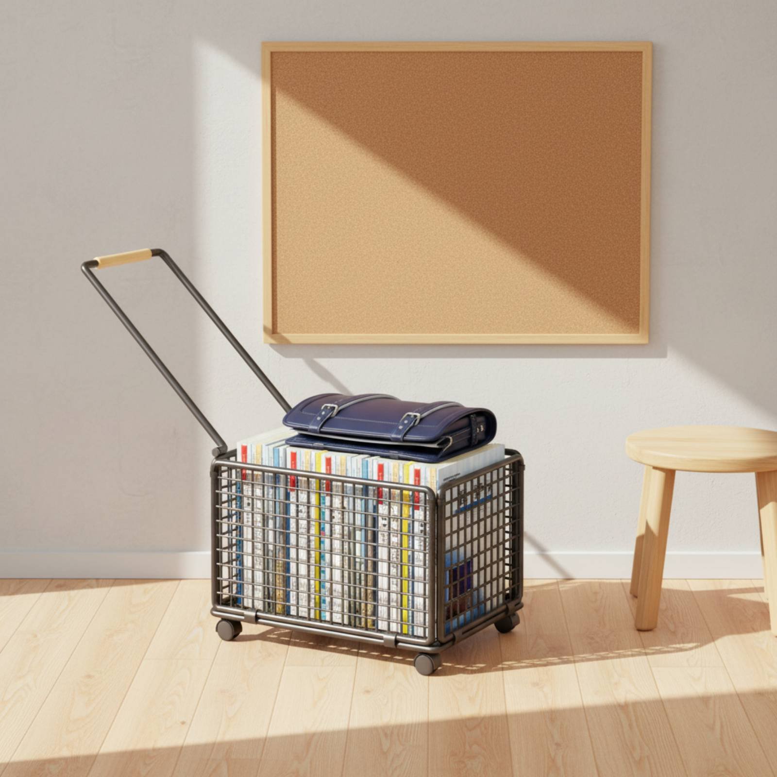 Deskside Storage Trolley With  - Book Cart Rolling 评论和价格