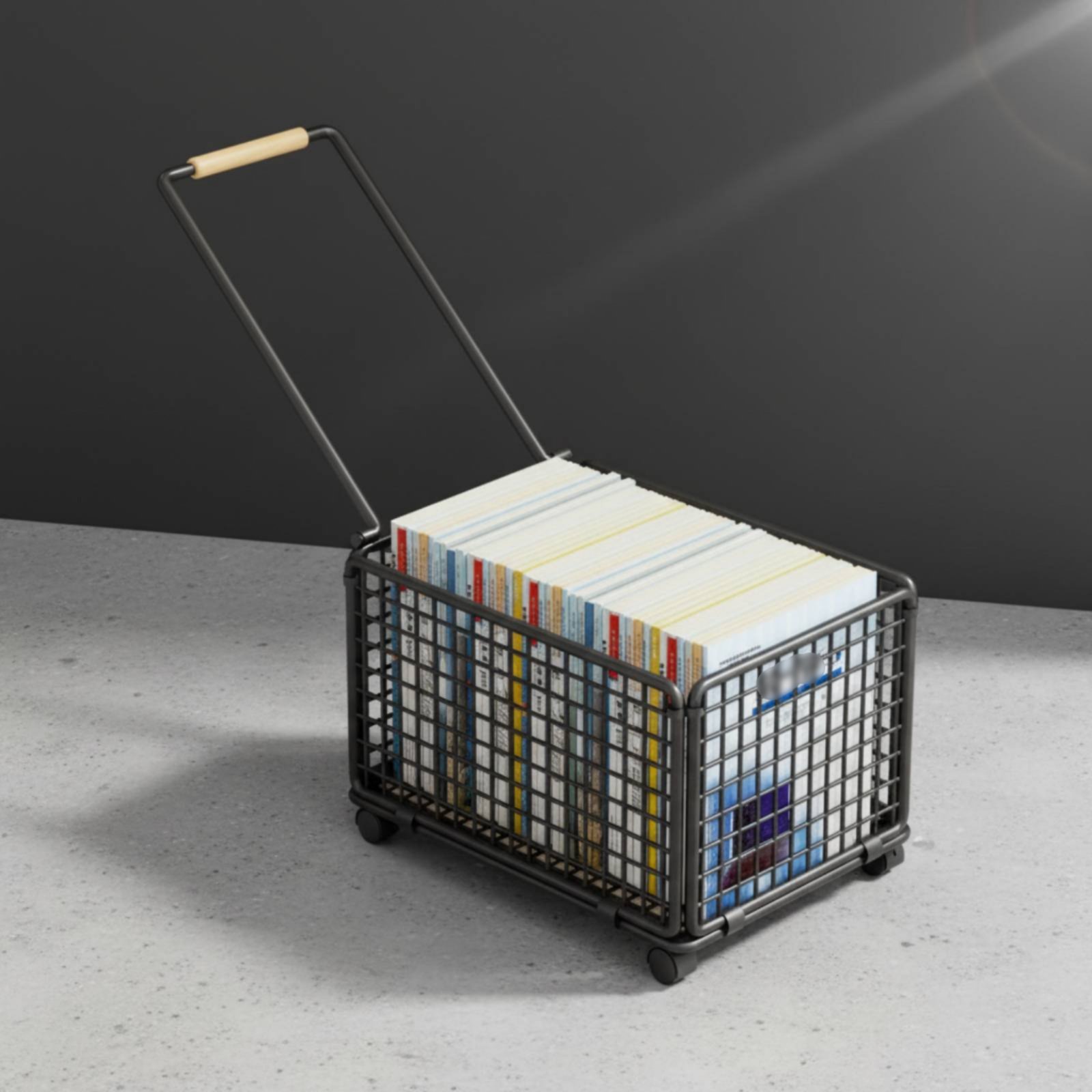 Deskside Storage Trolley With  - Book Cart Rolling 评论和价格