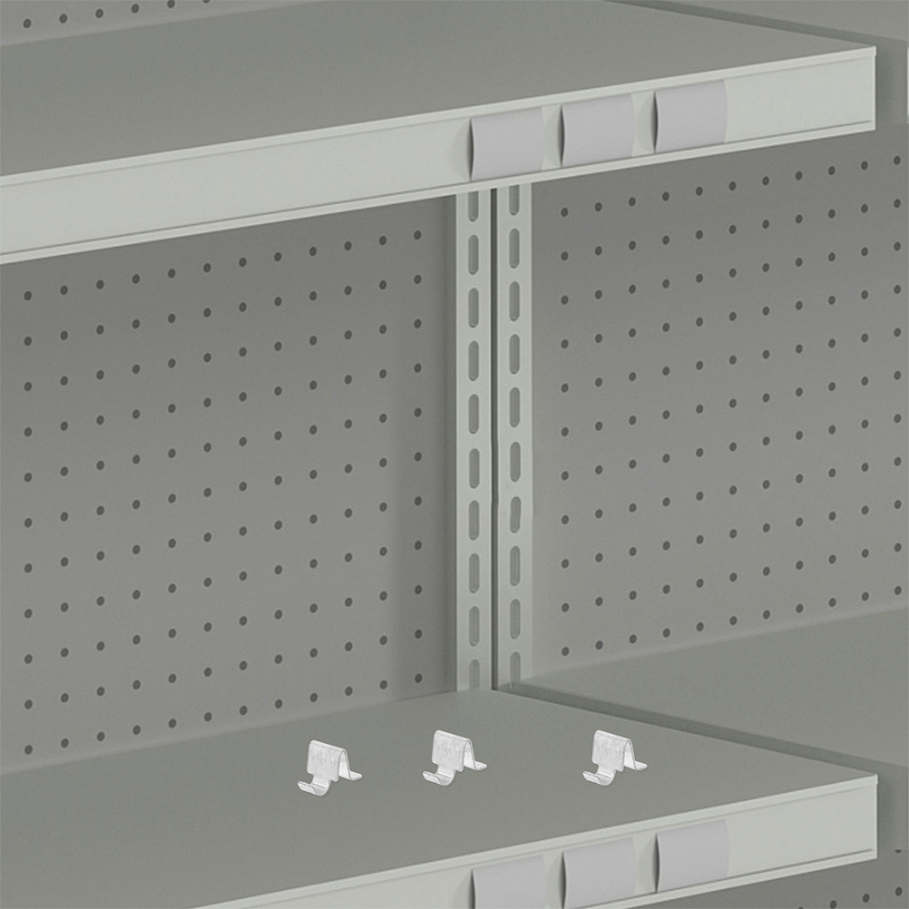 20Pcs Metal Shelf Clips Cabine - Office Storage Cabinet 评论和价格