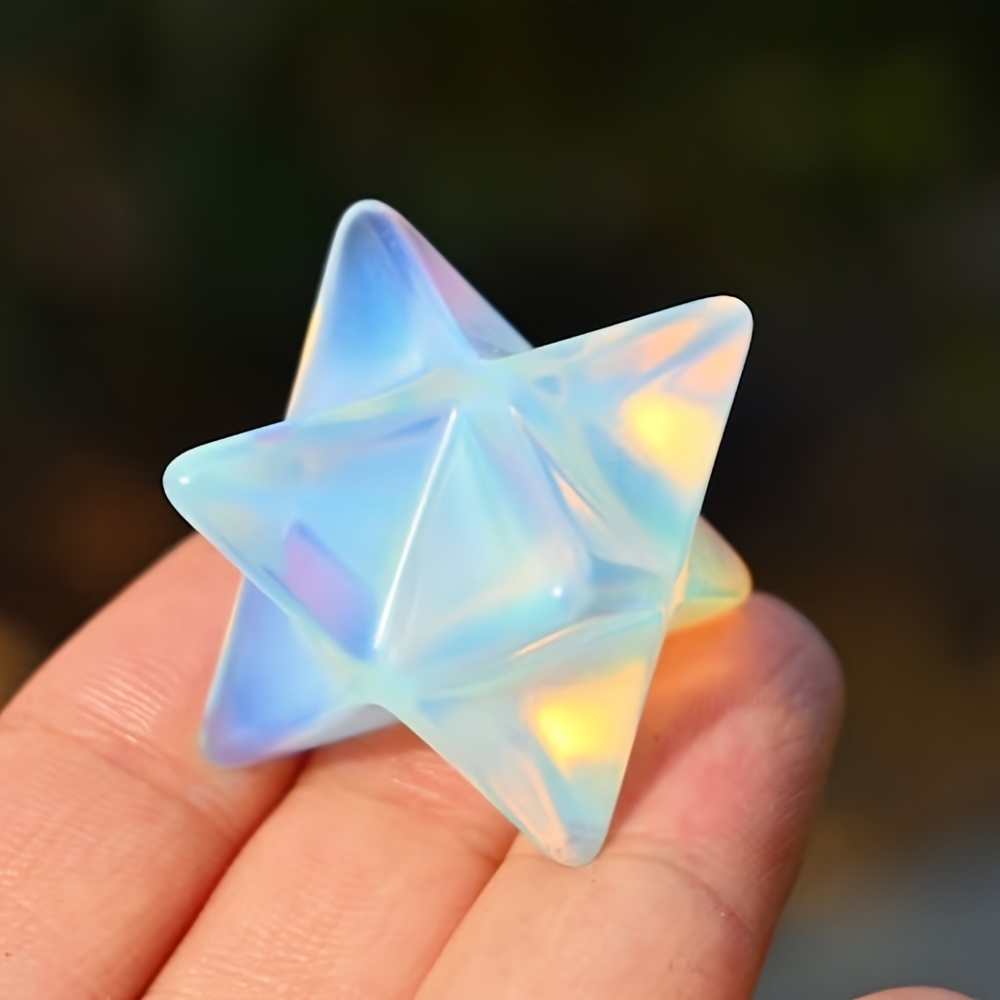 1pc High Quality Opal Merkaba  - Office Furniture At Home 评论和价格