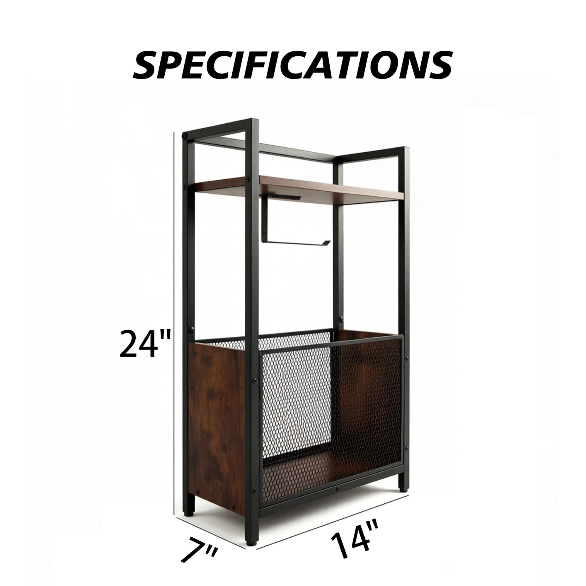 Freestanding Bathroom Toilet P - Paper Basket Mesh 评论和价格