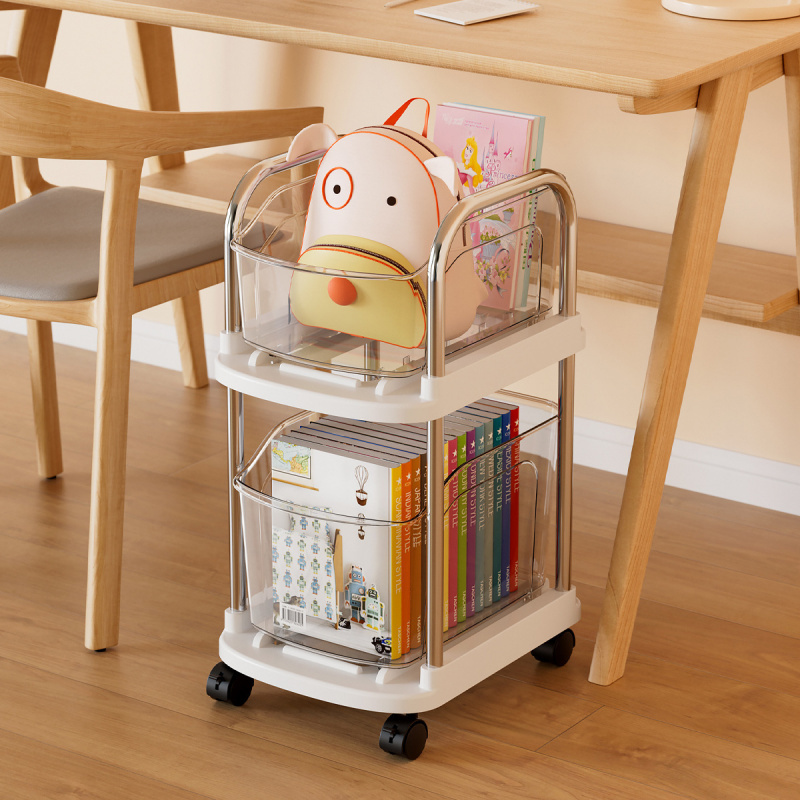 Rolling Storage Cart Plastic M - Book Cart Rolling 评论和价格