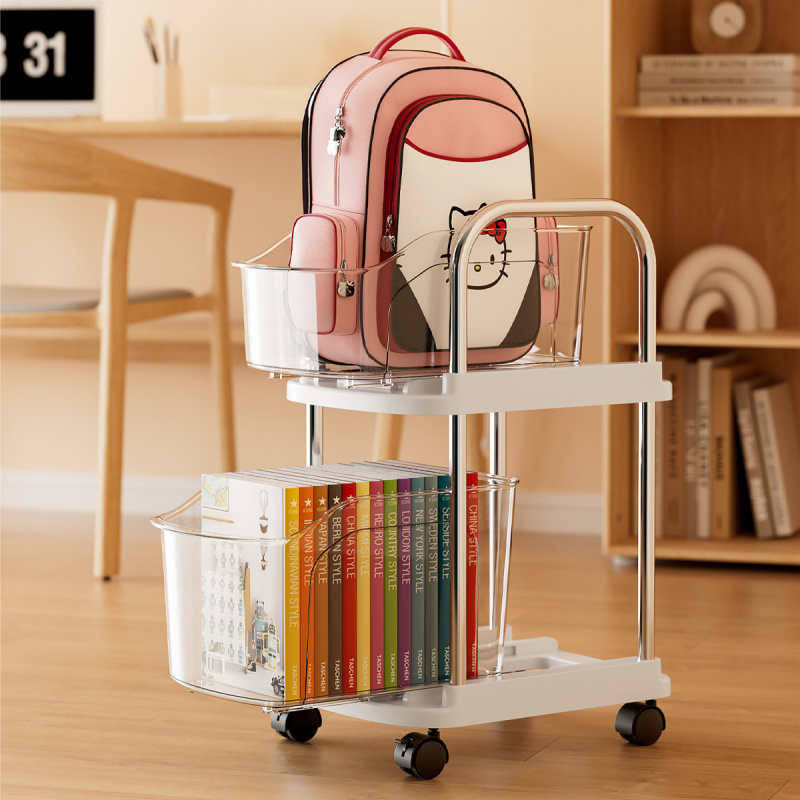 Rolling Storage Cart Plastic M - Book Cart Rolling 评论和价格