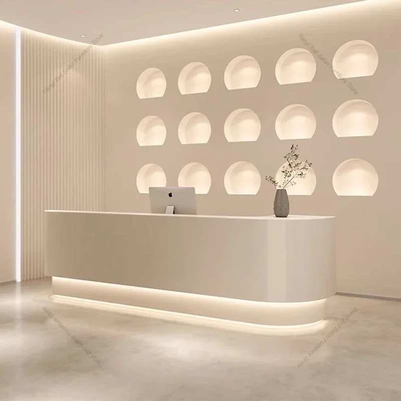 Cream Style Nordic Reception D - Office Furniture Center 评论和价格