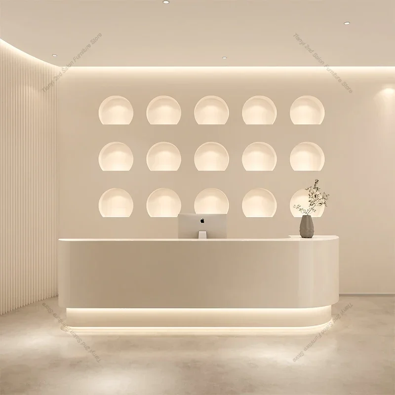Cream Style Nordic Reception D - Office Furniture Center 评论和价格
