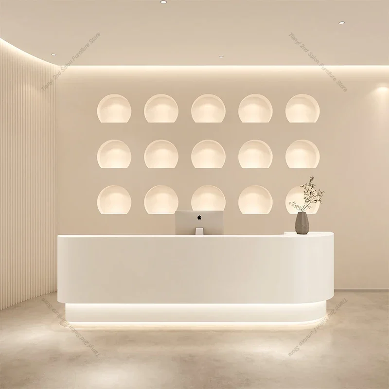 Cream Style Nordic Reception D - Office Furniture Center 评论和价格