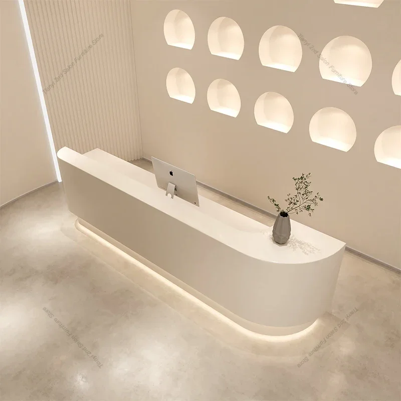 Cream Style Nordic Reception D - Office Furniture Center 评论和价格