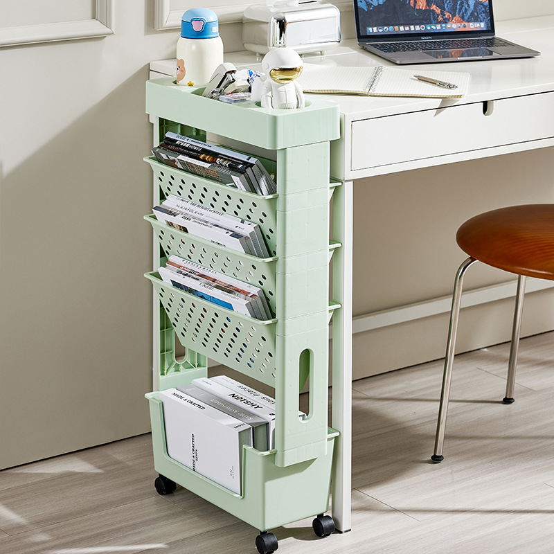 Under Desk Rolling Storage Car - Book Cart Rolling 评论和价格