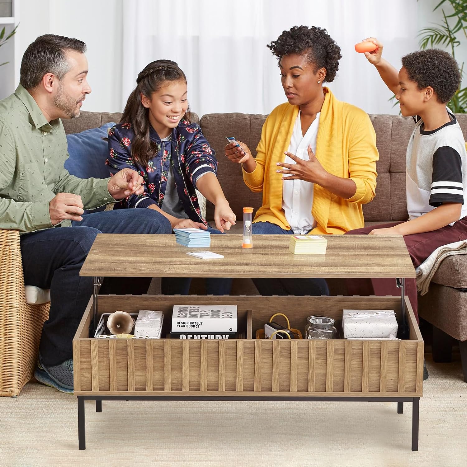 Wood Lift Top Coffee Table Wit - Office Furniture Center 评论和价格
