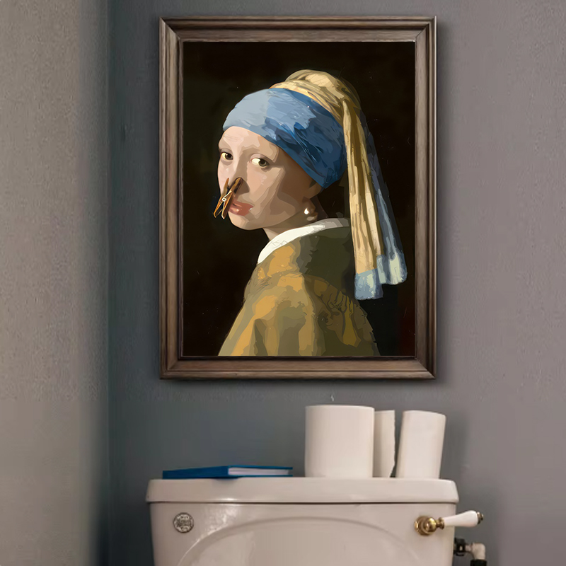 1pc Funny Abstract Bathroom To - Office Furniture At Home 评论和价格