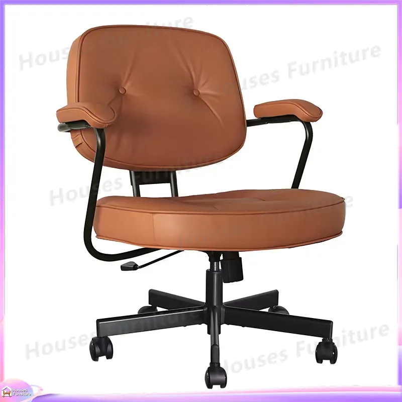 Modern Ergonomic Leather Offic - Task Chair Mid Back 评论和价格