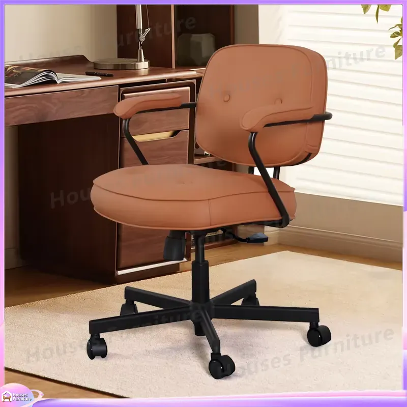 Modern Ergonomic Leather Offic - Task Chair Mid Back 评论和价格
