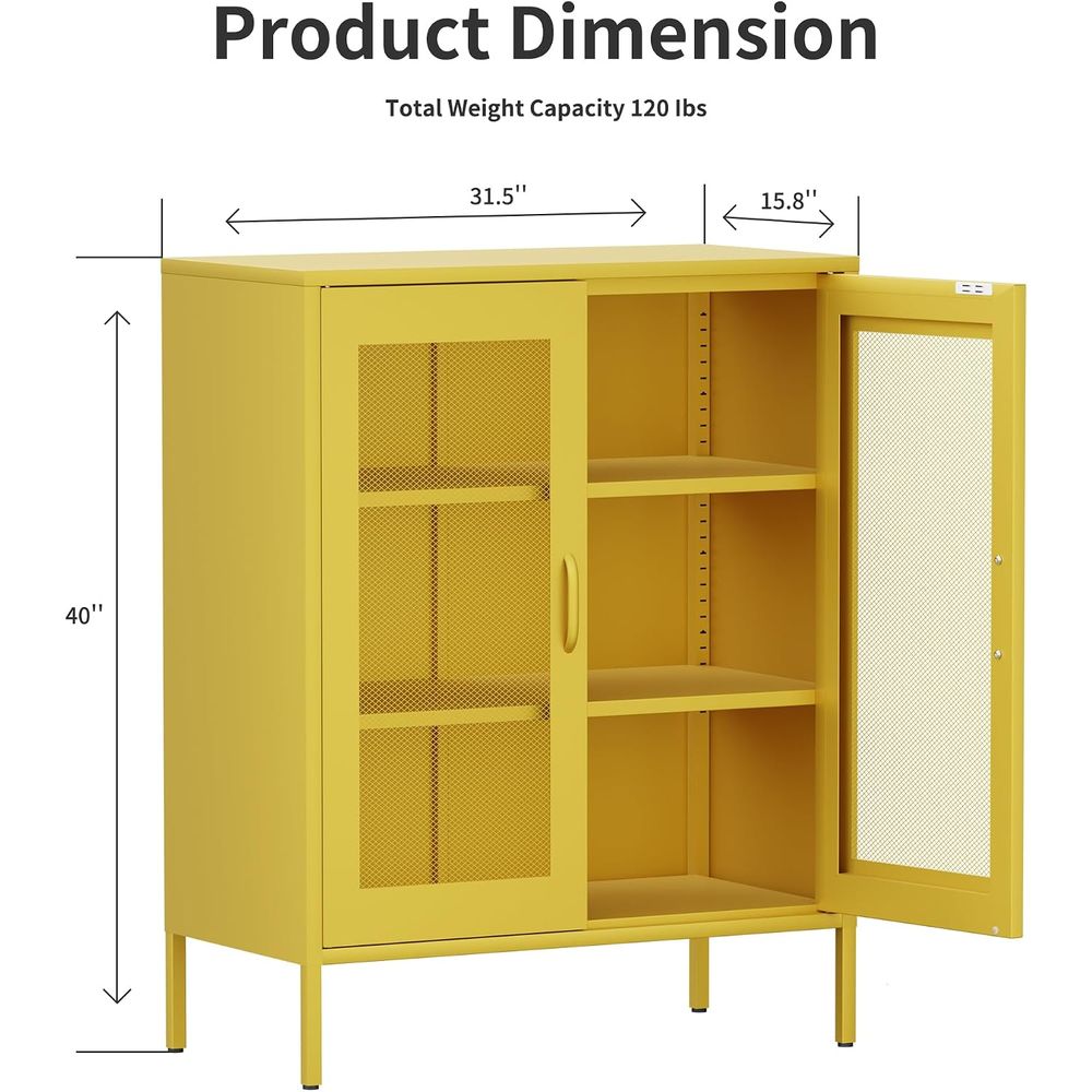 Mesh Metal Storage Cabinet wit - Office Storage Cabinet 评论和价格