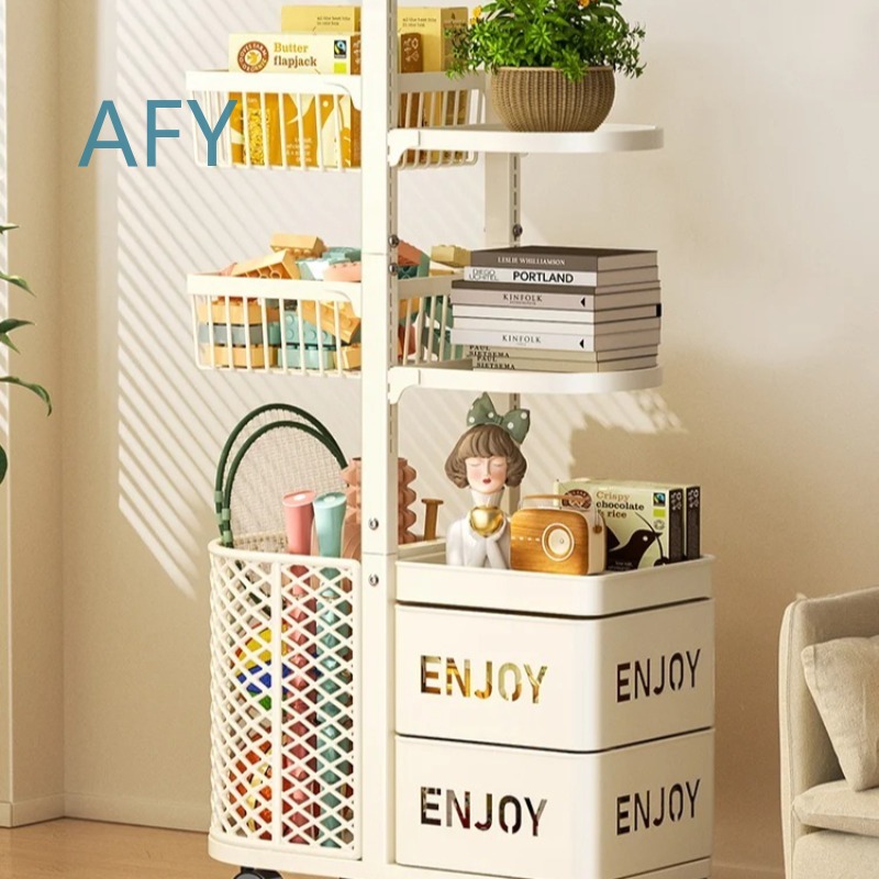 Multilayer Kids Toy Storage Or - Book Cart Rolling 评论和价格
