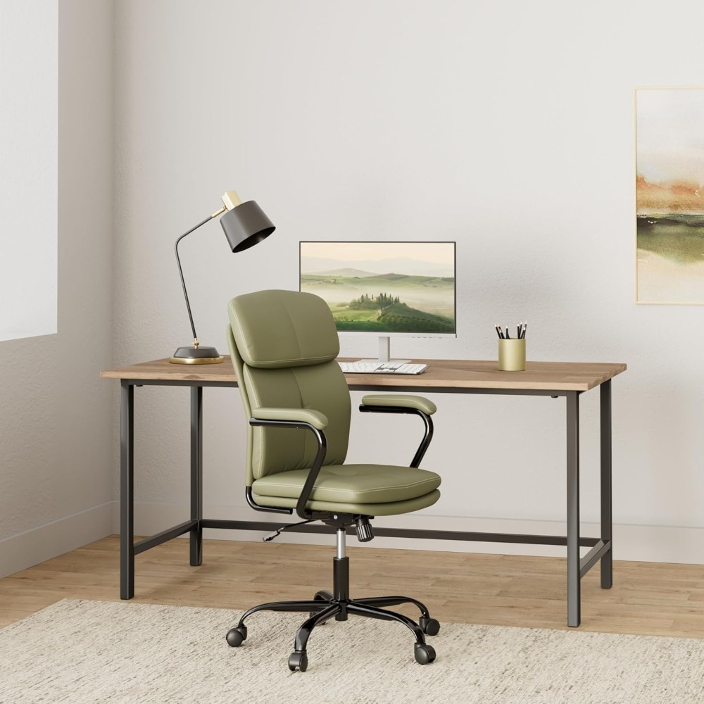 Adjustable Rocking Swivel Comp - Task Chair Mid Back 评论和价格
