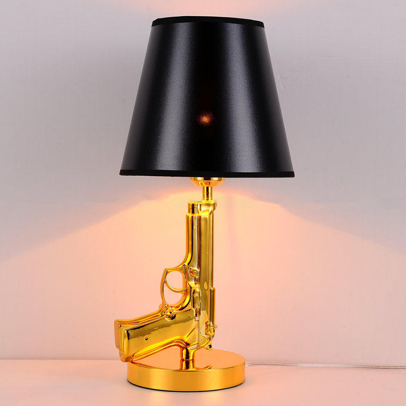 Gold Plated Pistol Table Desk  - Floor Lamp Arched 评论和价格
