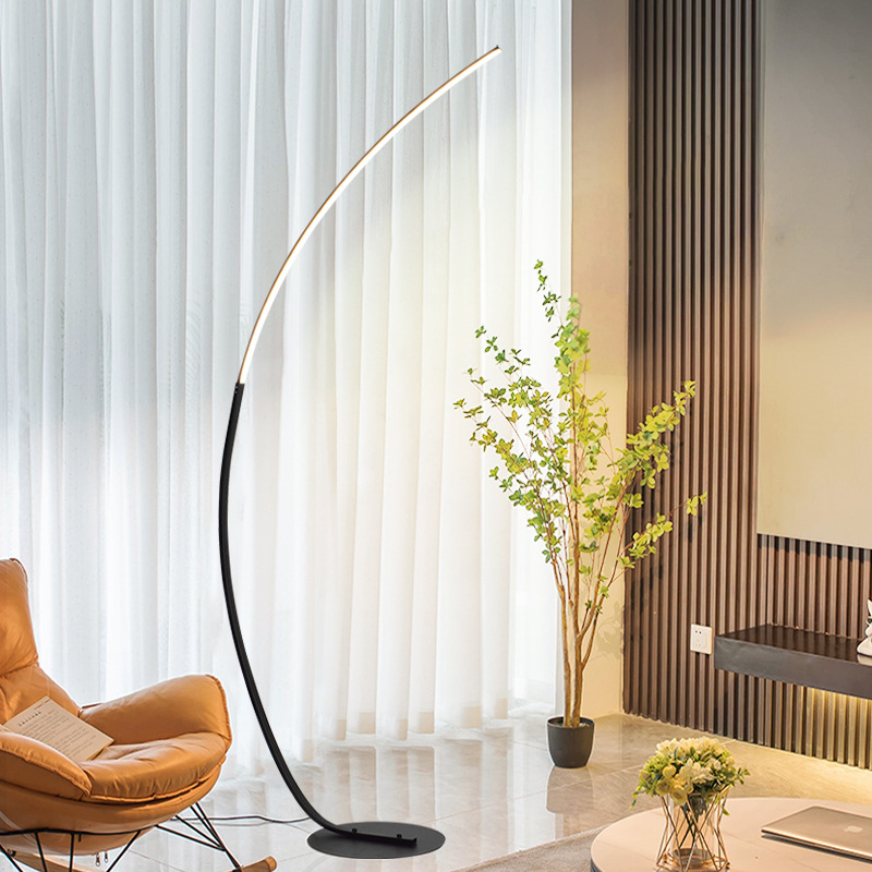 Nordic LED Corner Light  Floor - Floor Lamp Arched 评论和价格