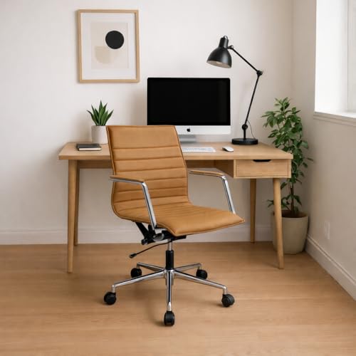 Set of 2 Modern Office Desk Ch - Task Chair Mid Back 评论和价格