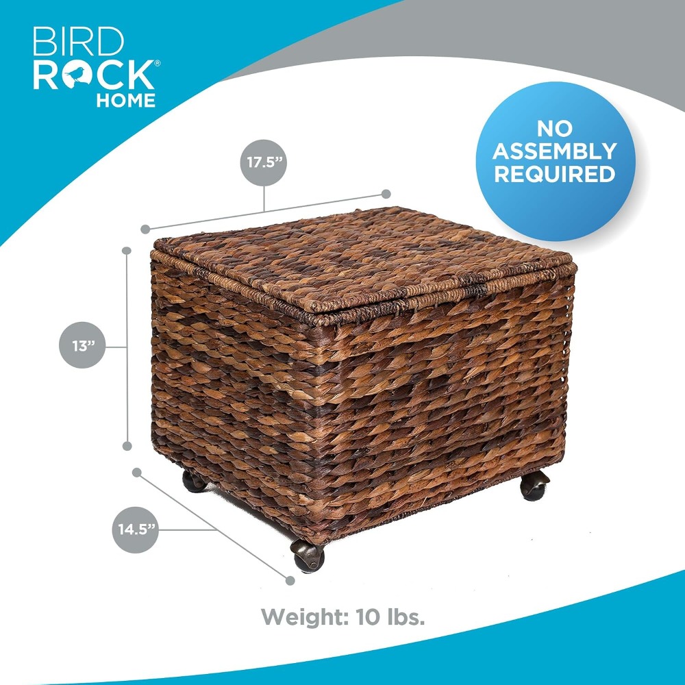 Handwoven Rolling File Cabinet - Office Storage Cabinet 评论和价格