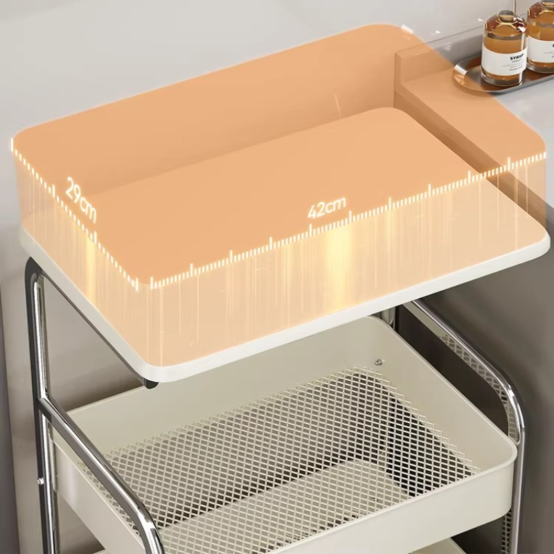 Rolling Utility Cart Organizer - Book Cart Rolling 评论和价格