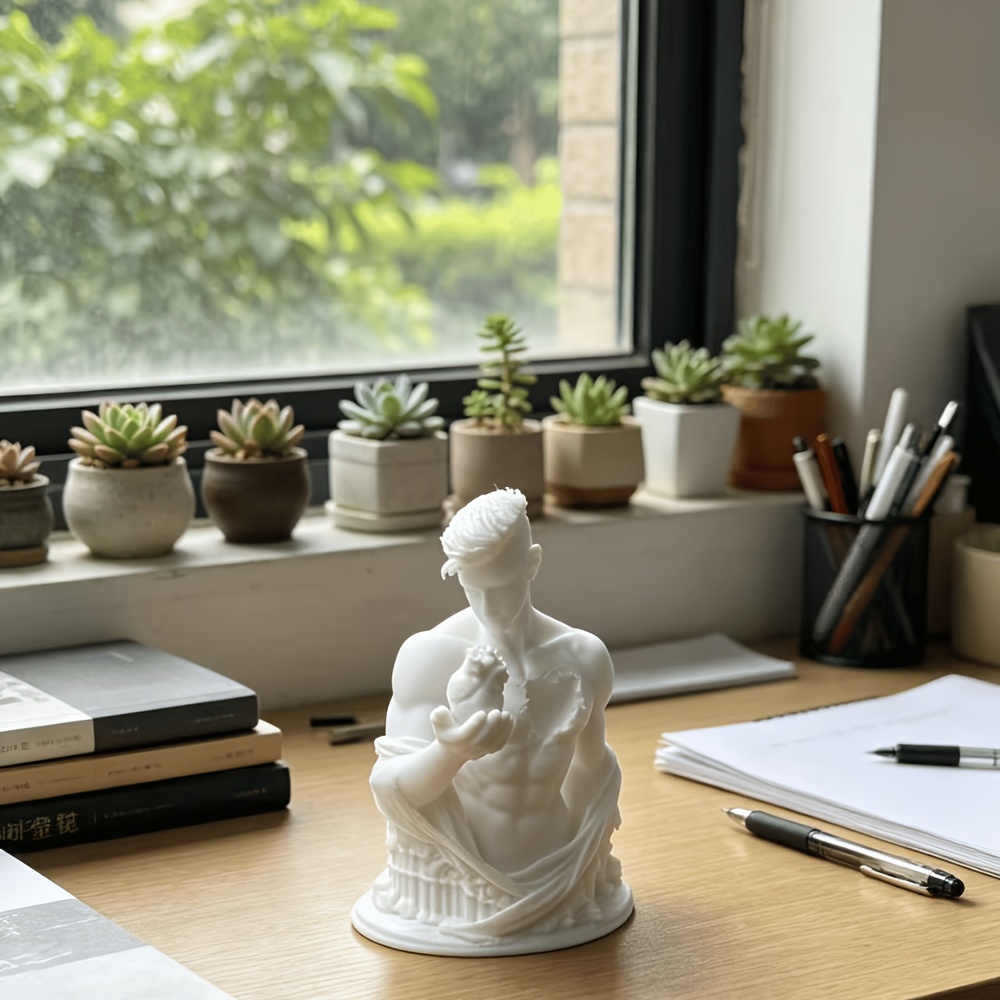 Broken Chest Male Bust Figurin - Office Furniture At Home 评论和价格