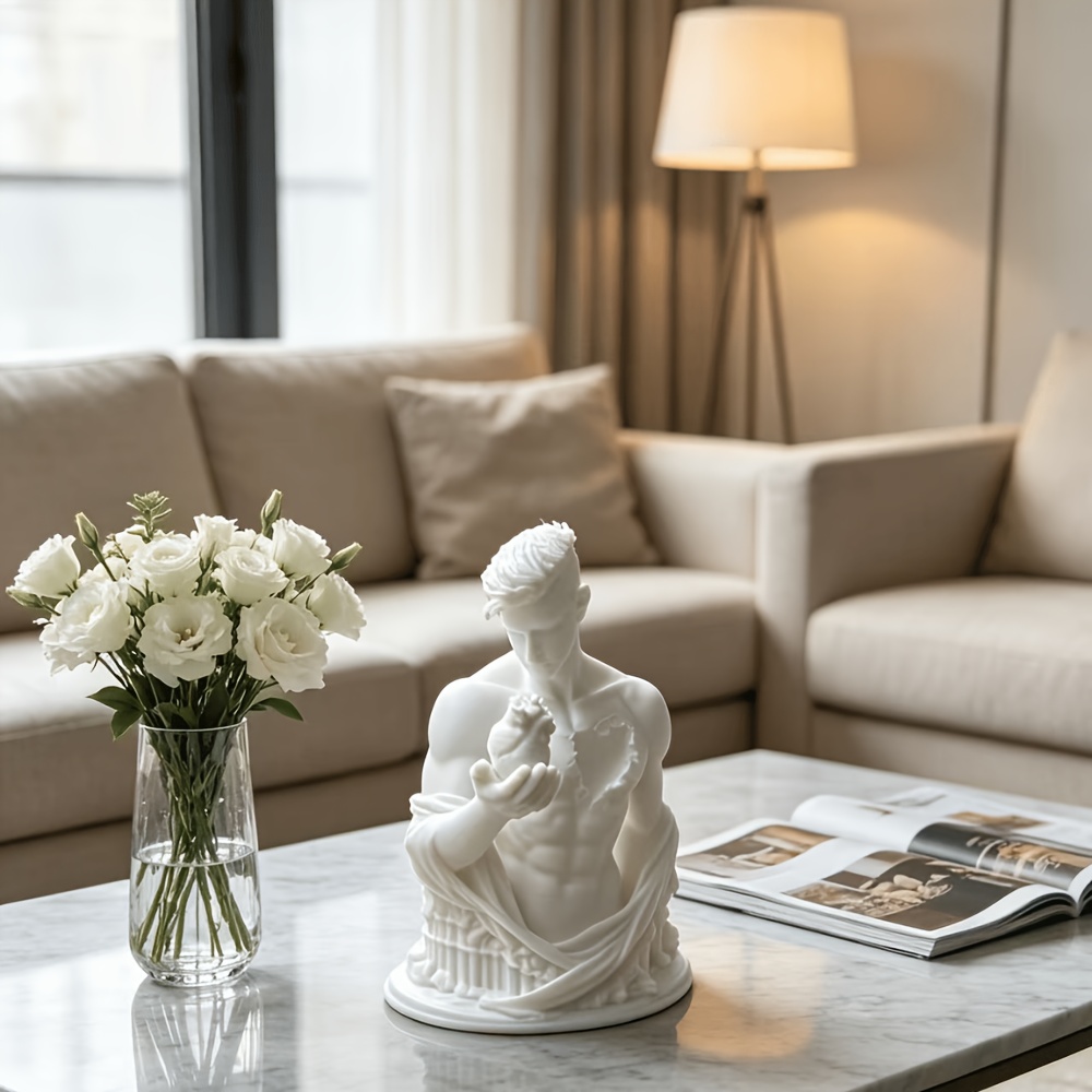 Broken Chest Male Bust Figurin - Office Furniture At Home 评论和价格